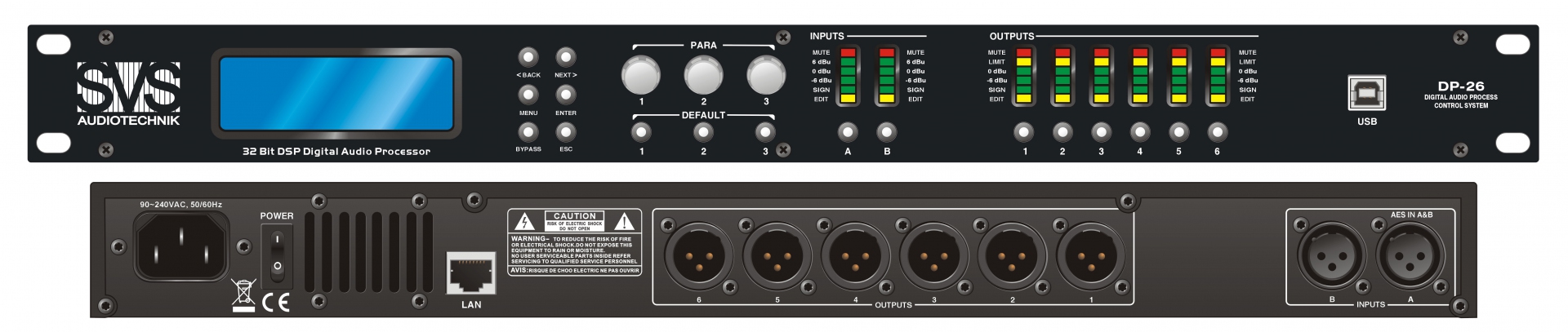 SVS Audiotechnik DP-26 Цифровой процессор: 2 входа 6 выходов в Чаплыгине