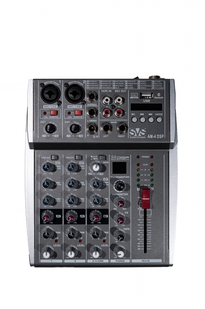 SVS Audiotechnik mixers AM-4 DSP Аналоговый микшерный пульт, 4-канала в Чаплыгине