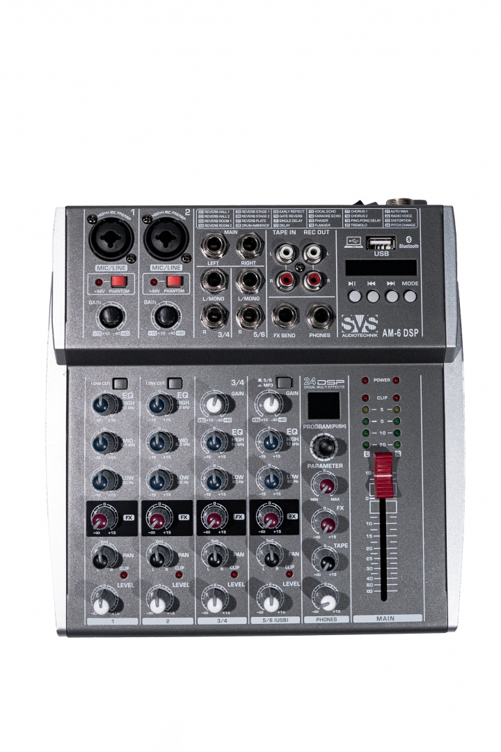 SVS Audiotechnik mixers AM-6 DSP Микшерный пульт аналоговый, 6-канальный SVS Audiotechnik mixers в Чаплыгине